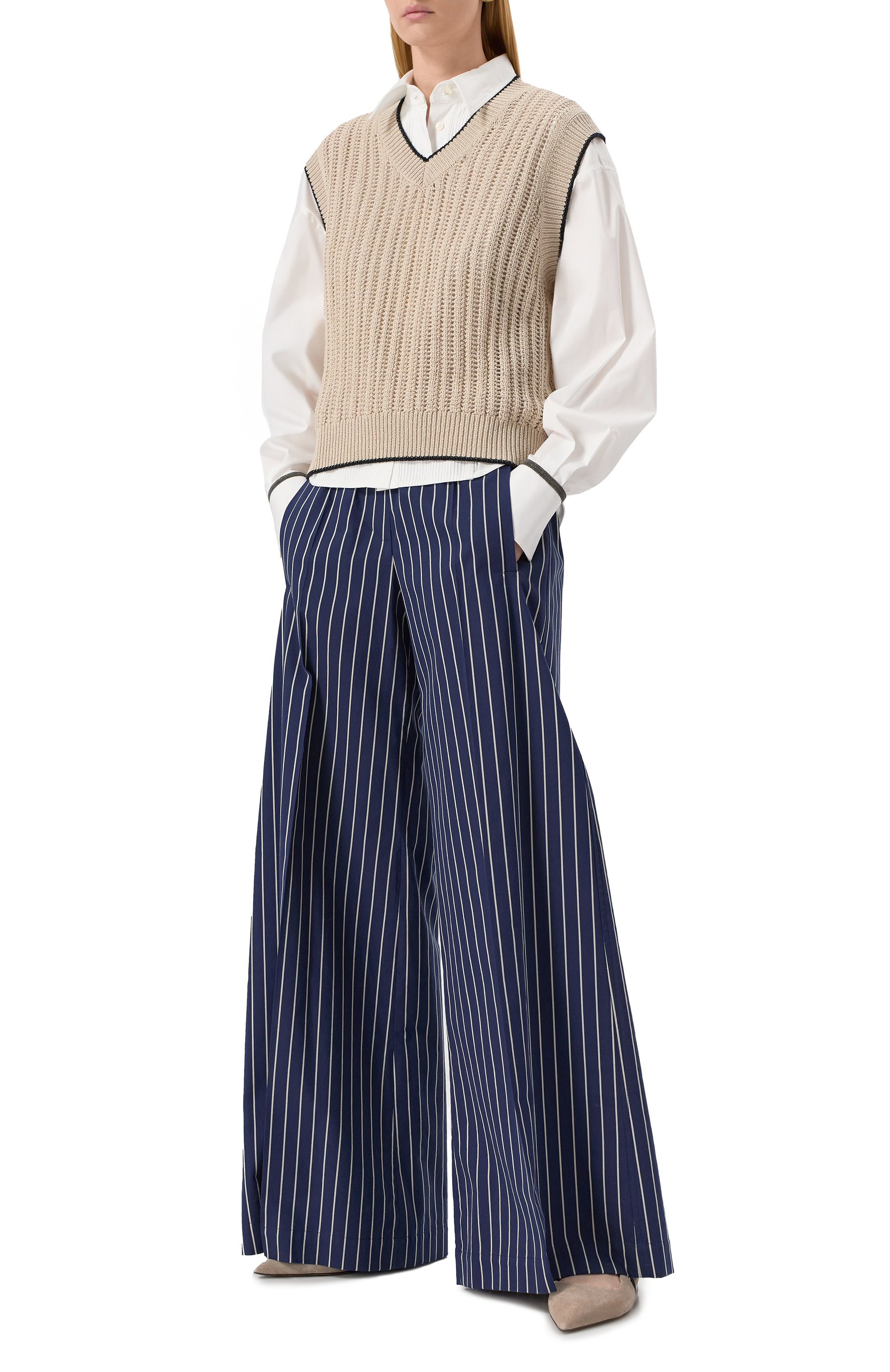 Хлопковый жилет BRUNELLO CUCINELLI, арт. MSB582002, фото 2