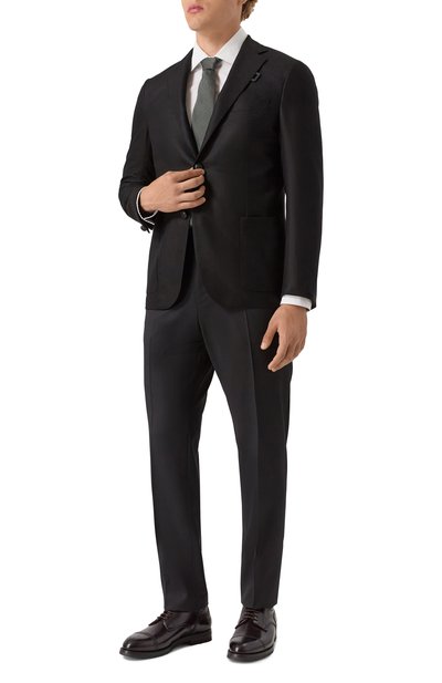 Пиджак из шерсти и кашемира CORNELIANI черного цвета по цене 218000 руб., арт. 26XG66-2618267, фото 3 Пиджак из шерсти и кашемира CORNELIANI, арт. 26XG66-2618267, фото 3