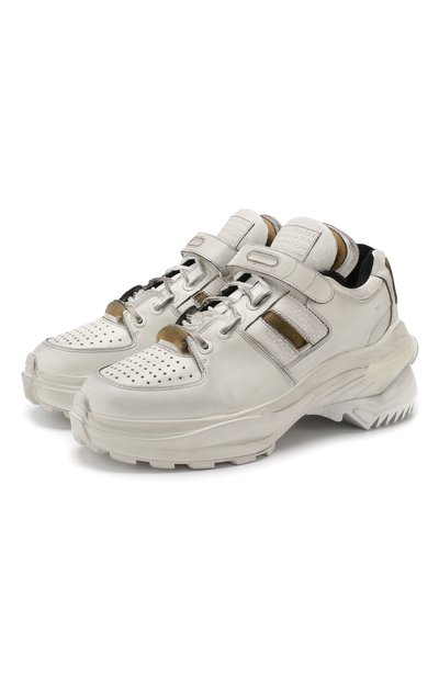 Кожаные кроссовки retro fit MAISON MARGIELA, арт. S37WS0465/P2082, фото 1