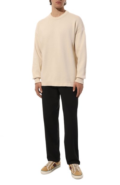 Замшевые кеды tennis 1977 GUCCI, арт. 649335 UAE20, фото 2