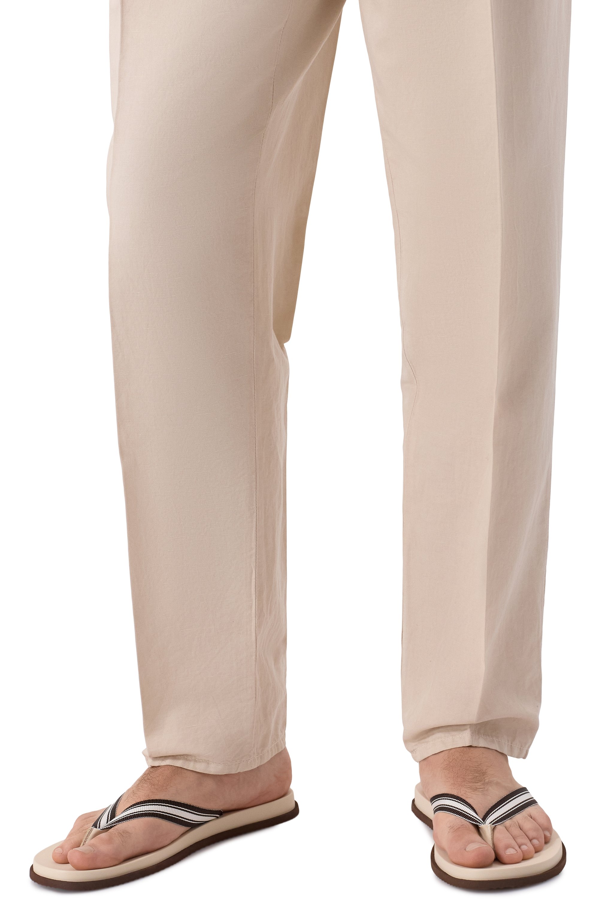 Комбинированные шлепанцы BRUNELLO CUCINELLI, арт. MZUNAVH328, фото 3