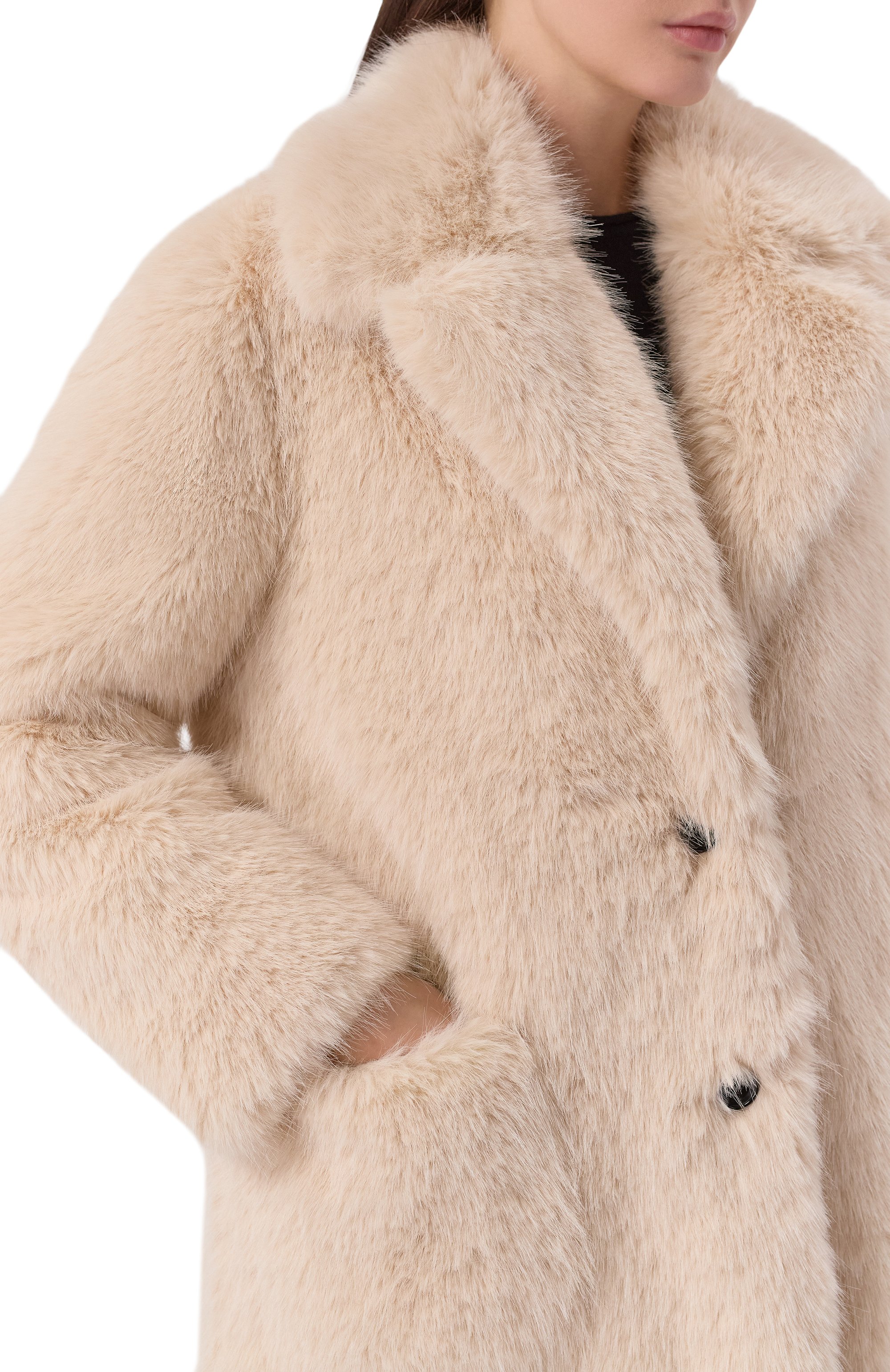 Шуба из экомеха LORENA ANTONIAZZI, арт. CP56A/9596, фото 5