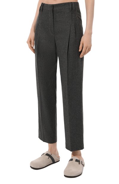 Брюки из шерсти и кашемира BRUNELLO CUCINELLI, арт. MD588P8757, фото 3