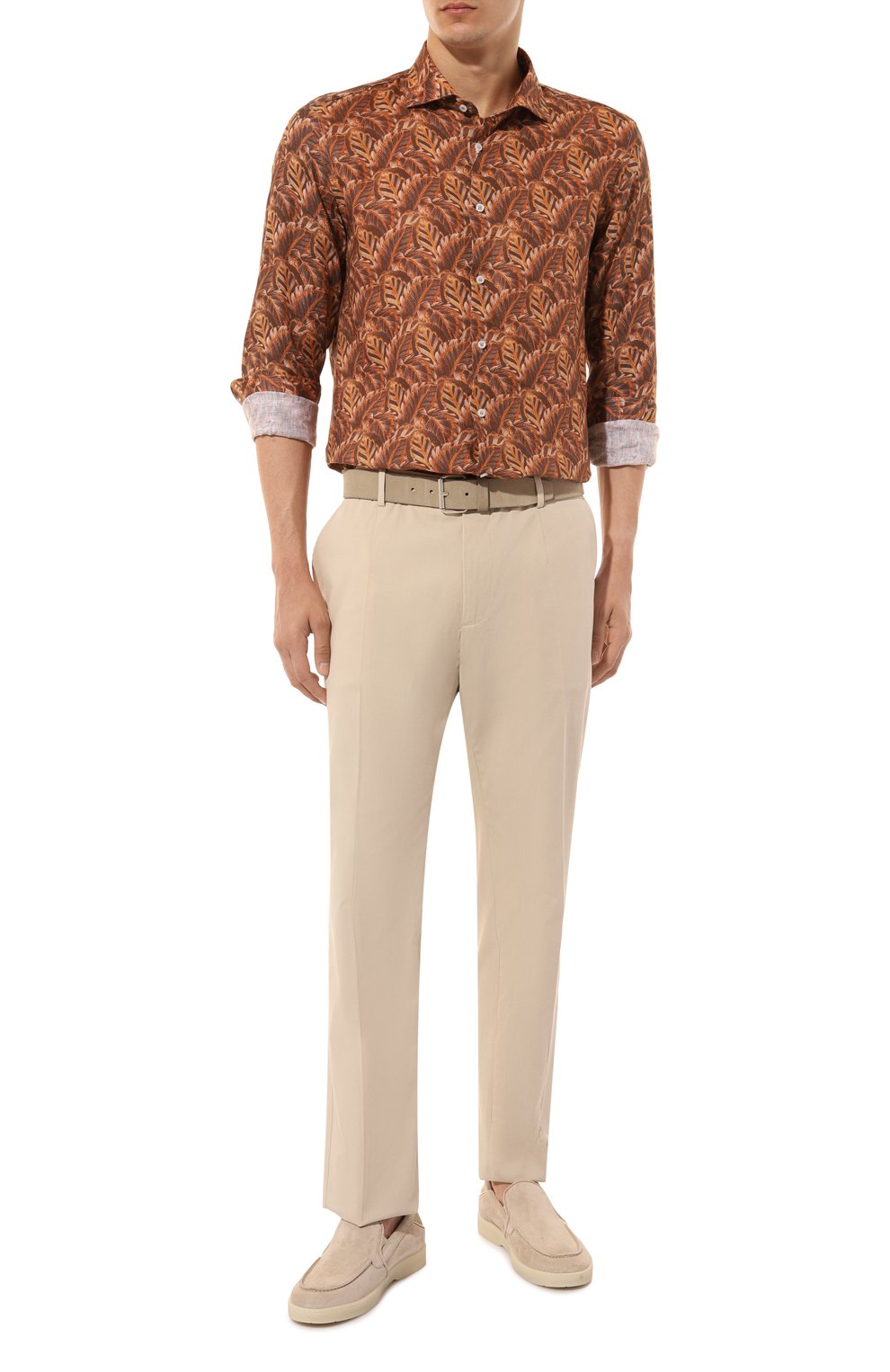 Замшевые лоферы CAMERLENGO бежевого цвета по цене 41500 руб., арт. 16539, фото 2 Замшевые лоферы CAMERLENGO, арт. 16539, фото 2