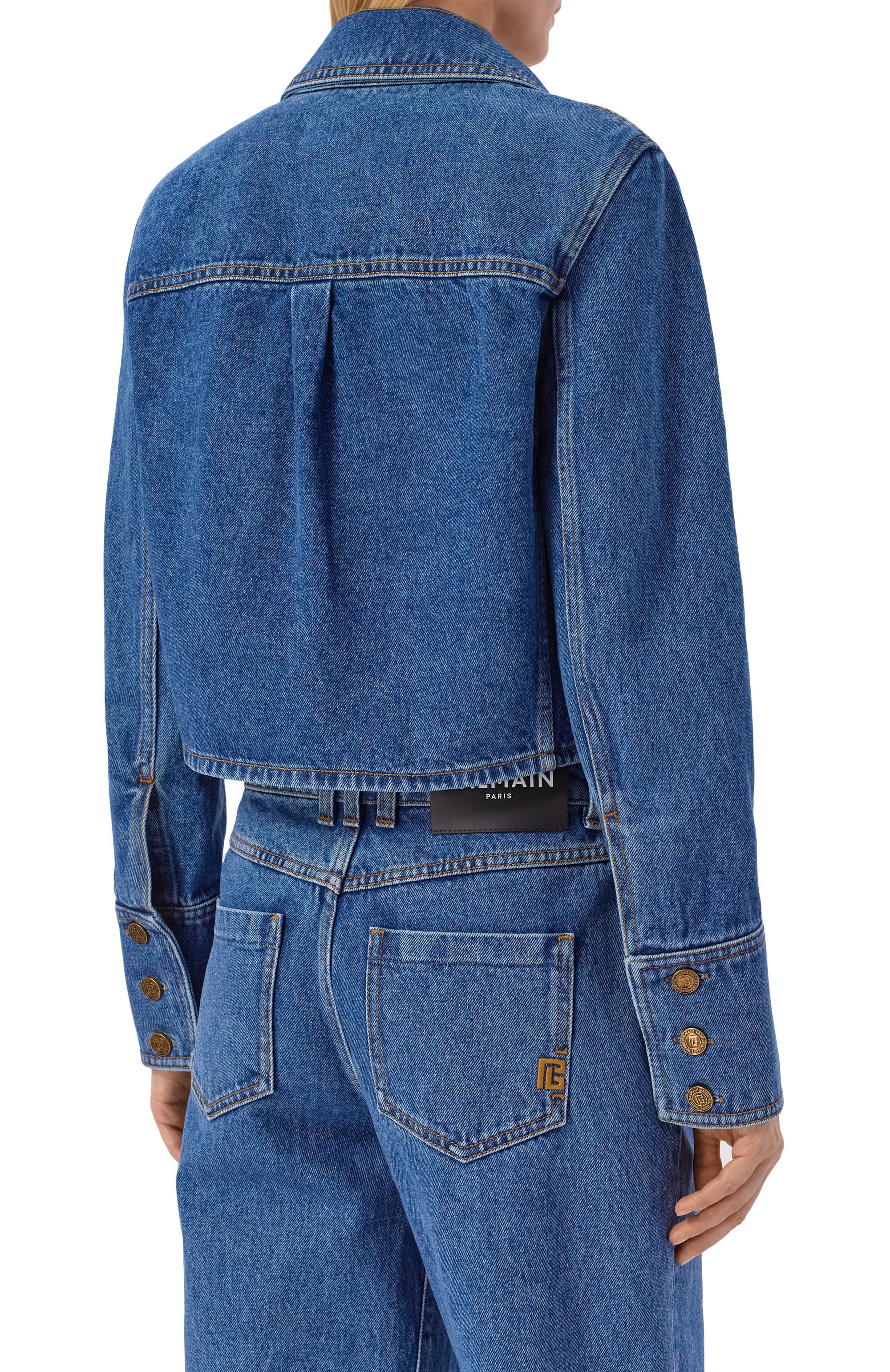 Джинсовая куртка BALMAIN, арт. GF1TC215/DG08, фото 4