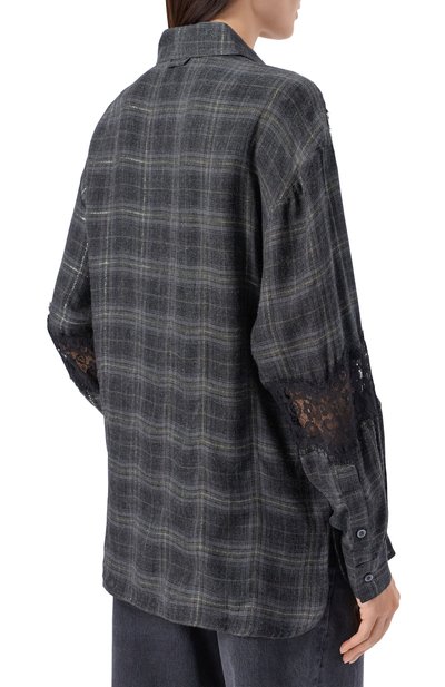 Рубашка из вискозы PINKO, арт. 106109/A30D, фото 4