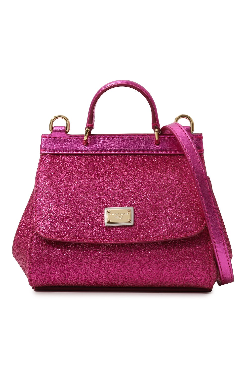 Сумка sicily DOLCE & GABBANA фуксия цвета по цене 68100 руб., арт. EB0003/AA745, фото 4 Сумка sicily DOLCE & GABBANA, арт. EB0003/AA745, фото 4