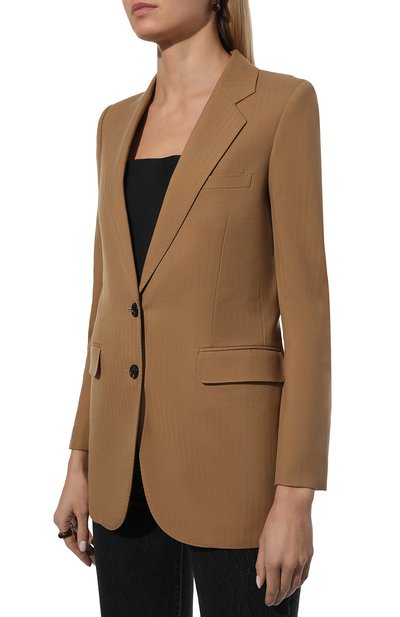 Шерстяной жакет SAINT LAURENT, арт. 648671/Y7C28, фото 3