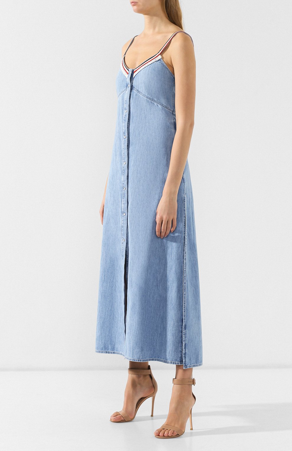 Хлопковое платье ERMANNO ERMANNO SCERVINO, арт. 44 T AB21 JNS, фото 3