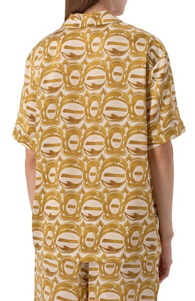 Атласная рубашка ХОХЛОМА Х АЛЕНА АХМАДУЛЛИНА, арт. WTB2112, фото 4