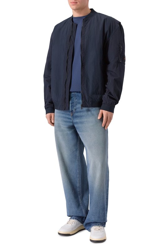 Хлопковая футболка MC2 Saint Barth C0NR0002-02658I/C0NN0R WARM Синий  C0NR0002-02658I/C0NN0R WARM Фото 2