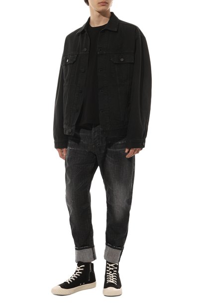 Джинсы DSQUARED2 черного цвета по цене 65500 руб., арт. S71LB1141/S30357, фото 2 Джинсы DSQUARED2, арт. S71LB1141/S30357, фото 2