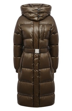 Женский пуховик WOOLRICH хаки цвета, арт. CFWW0U0585FR/UT1702 | Фото 1 (Материал внешний: Синтетический материал; Длина (верхняя одежда): До колена; Материал подклада: Синтетический материал; Материал утеплителя: Пух и перо; Рукава: Длинные; Стили: Спорт-шик; Кросс-КТ: Пуховик; Драгоценные камни: Проставлено; Материал сплава: Проставлено)