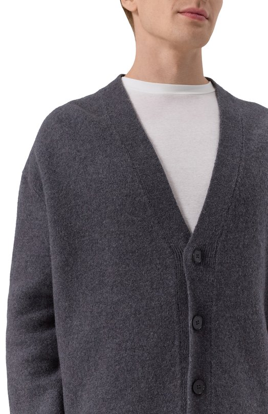 Шерстяной кардиган Jil Sander J22HP0005/J14506 Серый  J22HP0005/J14506 Фото 5