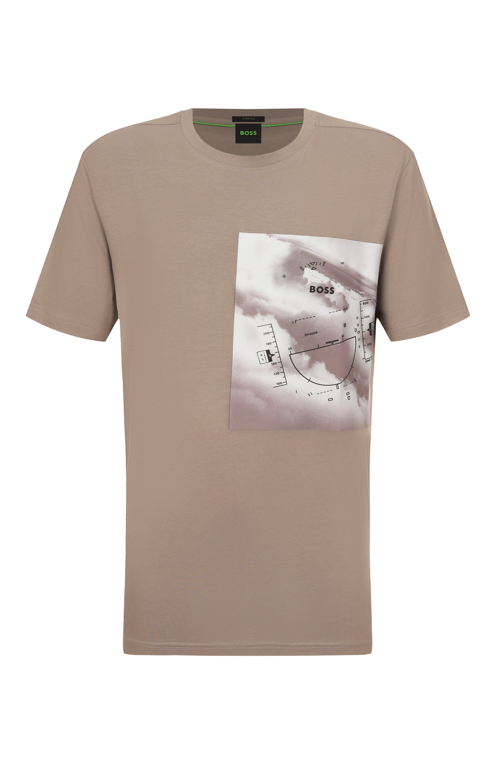Хлопковая футболка BOSS GREEN, арт. 50533233, фото 1