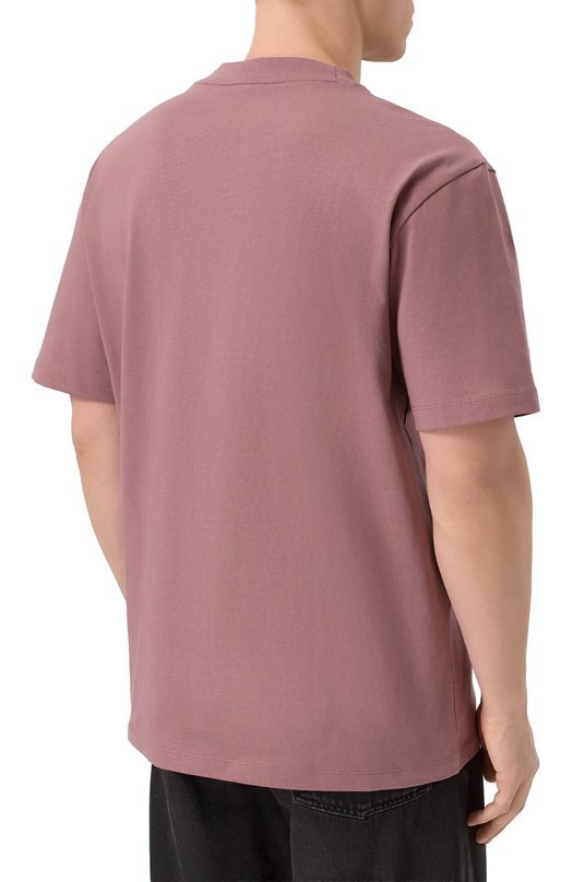 Хлопковая футболка HUGO 50488330 Розовый  50488330 Фото 4