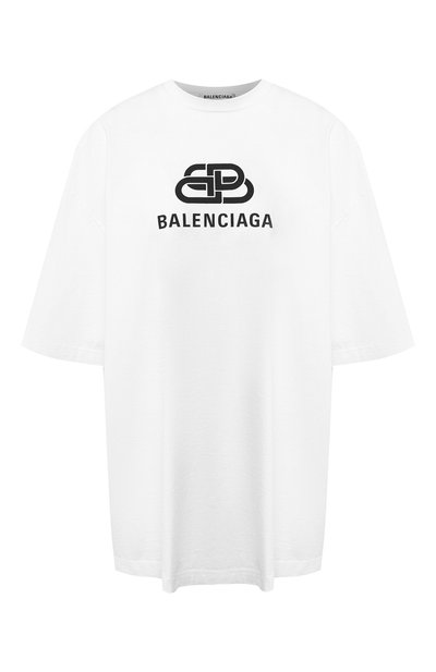 Женская хлопковая футболка BALENCIAGA, арт. 570813/TEV48