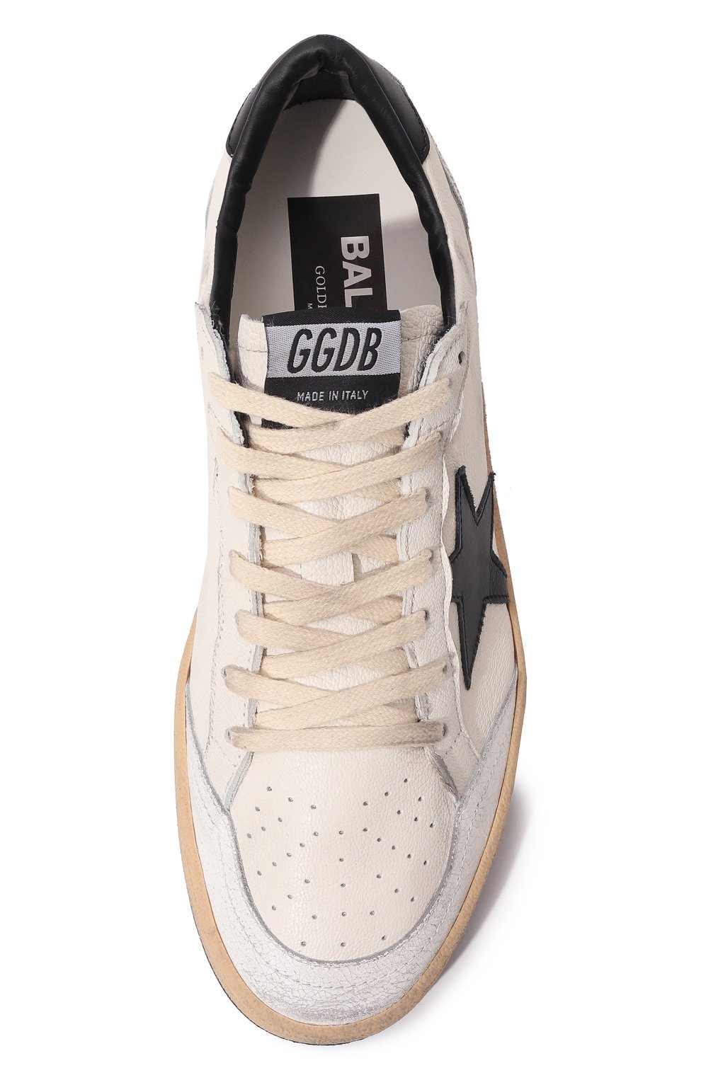 Кожаные кеды ball star GOLDEN GOOSE DELUXE BRAND, арт. GWF00117.F003771, фото 6