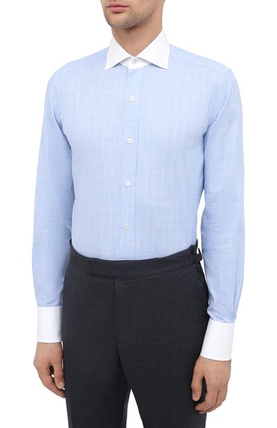 Хлопковая сорочка TOM FORD, арт. 8FT214/94SWAX, фото 3