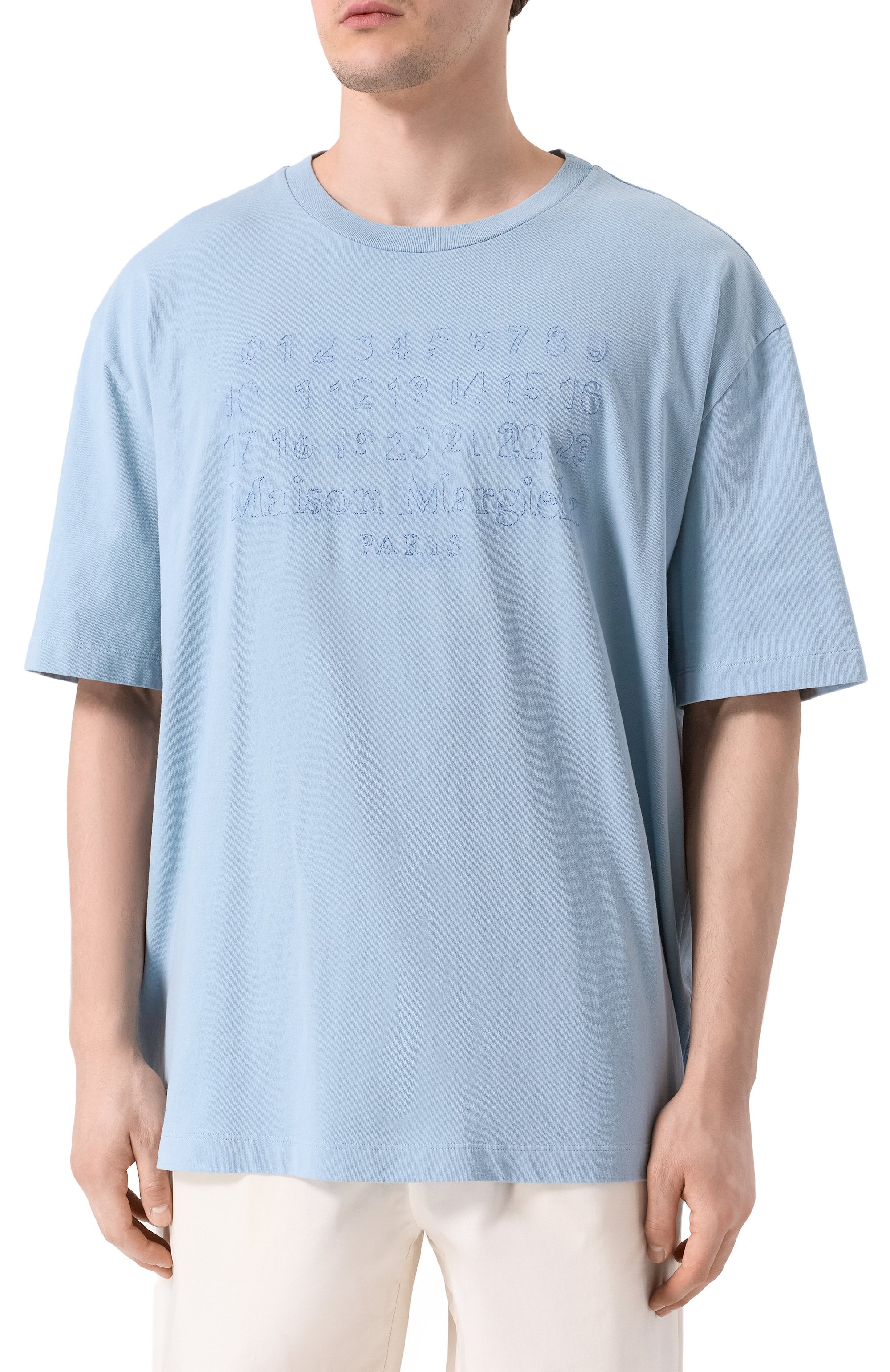 Хлопковая футболка MAISON MARGIELA, арт. S50GC0705/S24567, фото 3