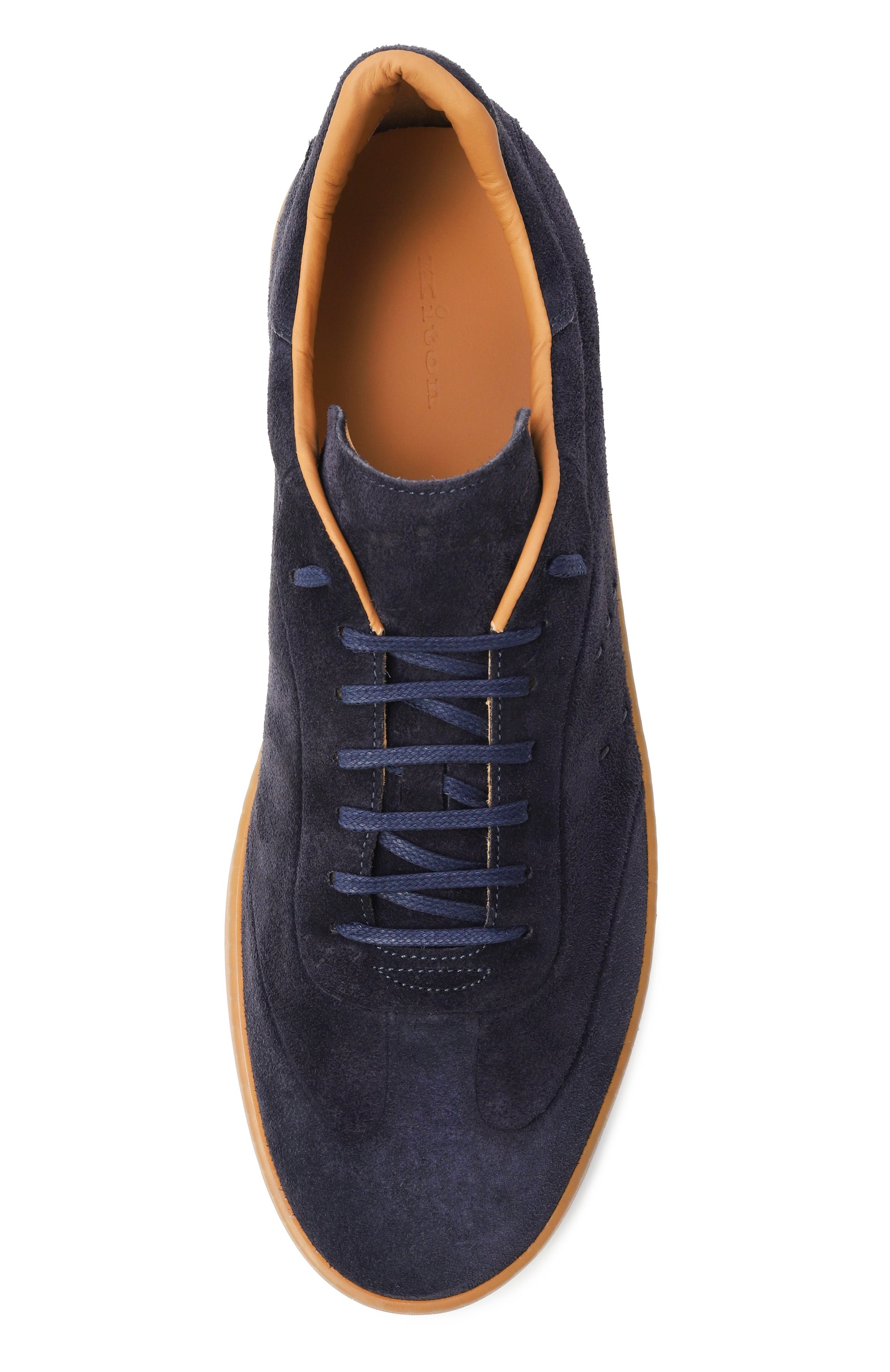 Замшевые кеды stitching KITON, арт. USSA335N0127902, фото 6