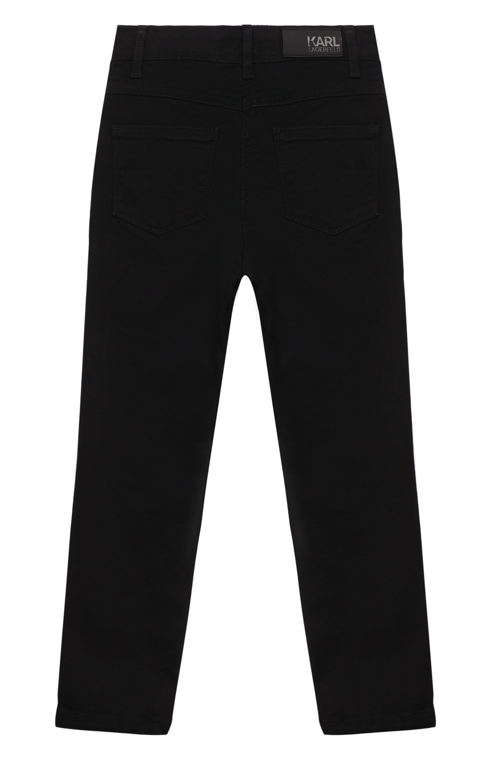 Джинсы KARL LAGERFELD KIDS черного цвета по цене 13700 руб., арт. Z30208, фото 2 Джинсы KARL LAGERFELD KIDS, арт. Z30208, фото 2