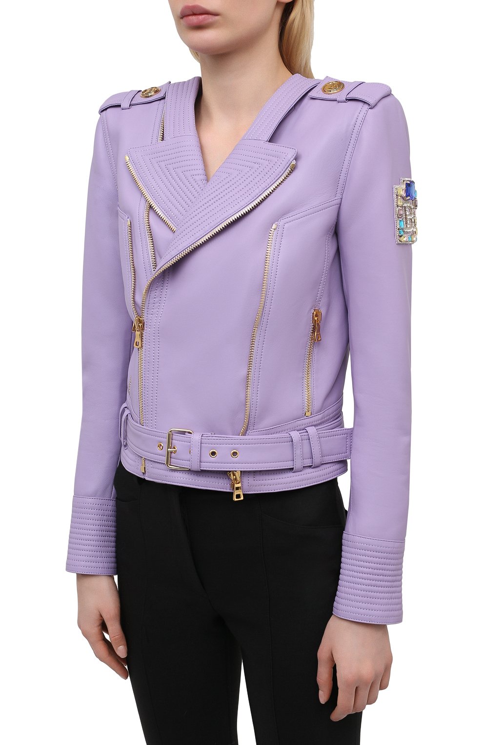 Кожаная куртка BALMAIN, арт. VF18253/L062, фото 3