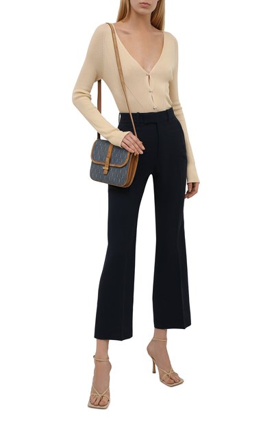 Брюки из шелка и шерсти GUCCI, арт. 661739/ZAD88, фото 2