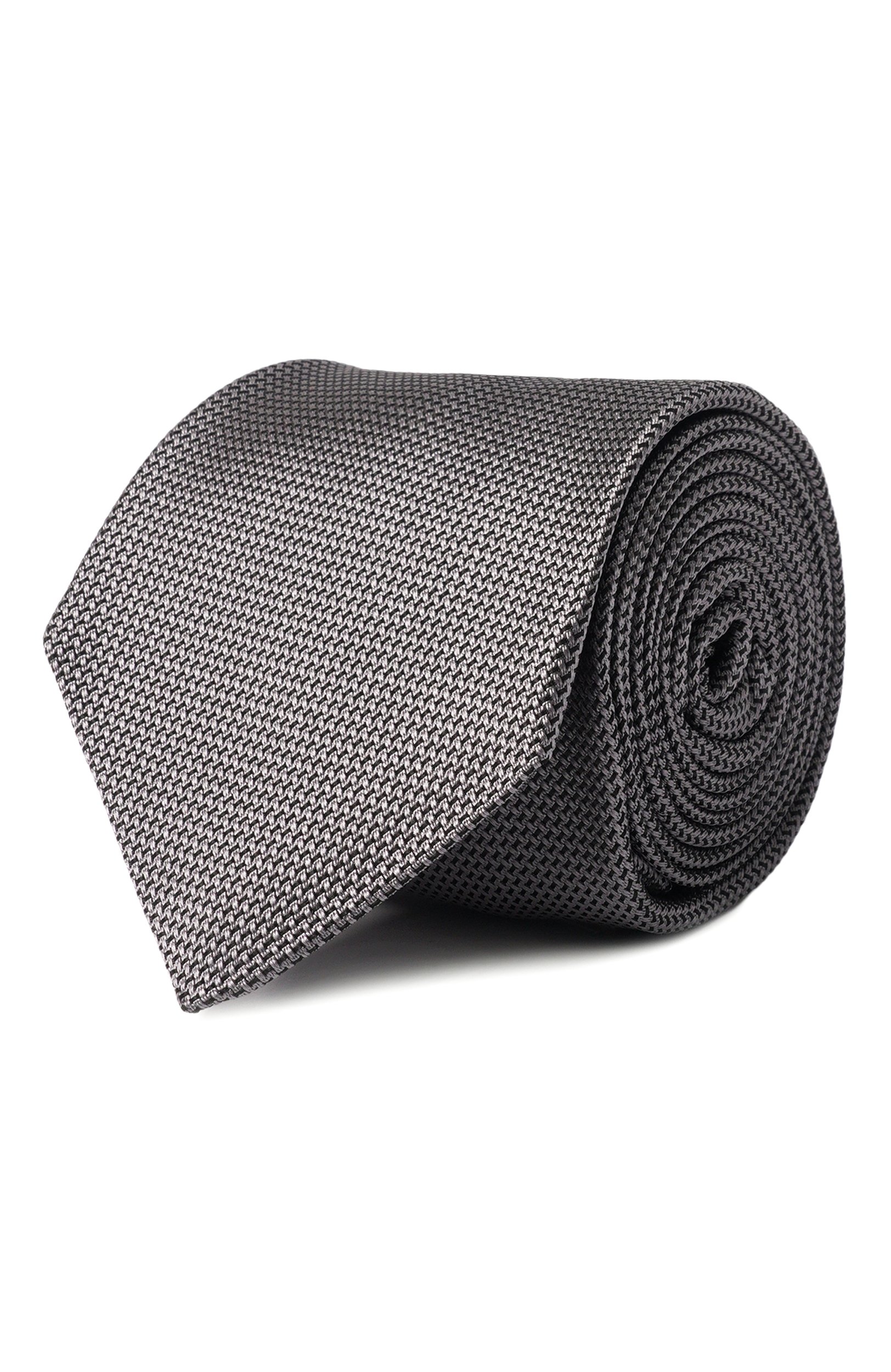 Шелковый галстук KITON серого цвета по цене 41650 руб., арт. UCRVKLC03M21, фото 1 Шелковый галстук KITON, арт. UCRVKLC03M21, фото 1