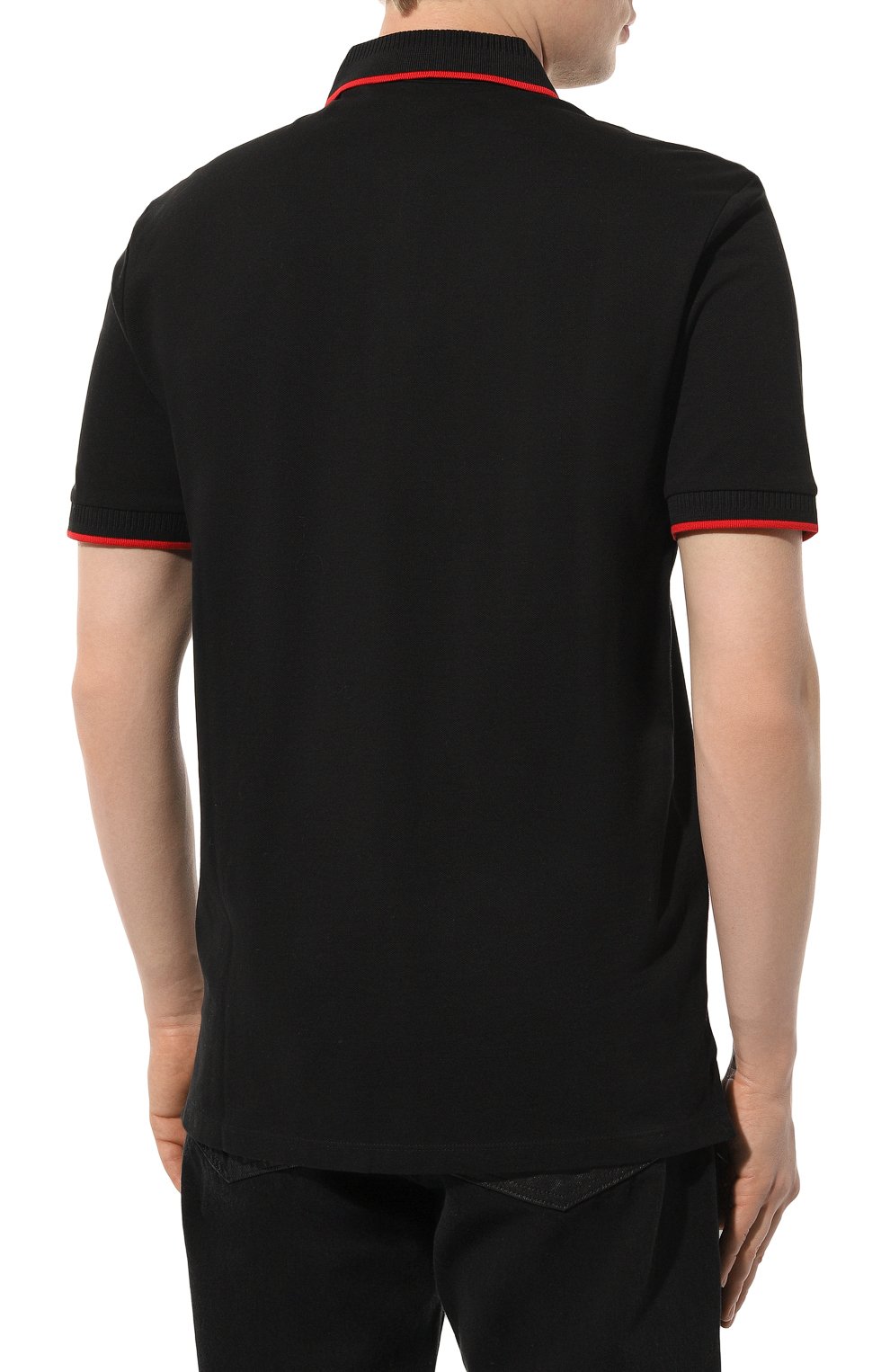 Хлопковое поло HUGO, арт. 50490775, фото 4