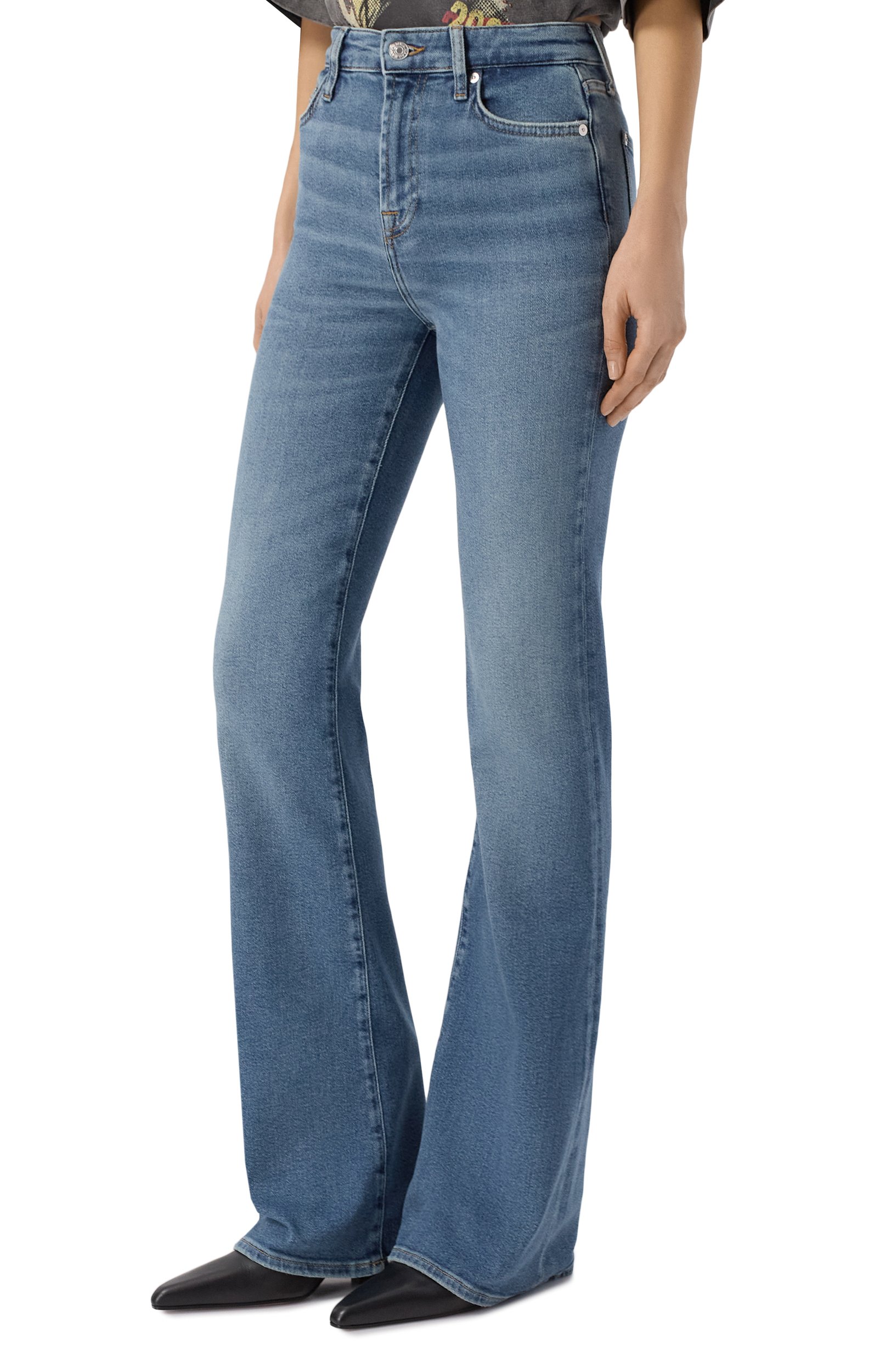 Джинсы lisha 7 FOR ALL MANKIND голубого цвета по цене 32950 руб., арт. 7UIW0120-45H, фото 3 Джинсы lisha 7 FOR ALL MANKIND, арт. 7UIW0120-45H, фото 3