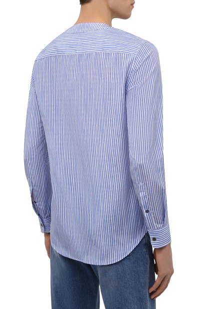 Рубашка из шелка и хлопка GIORGIO ARMANI, арт. 2SGCCZ89/TZA53, фото 4