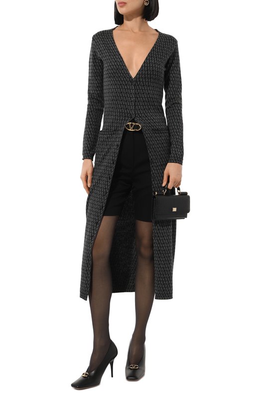Шерстяные шорты Valentino 5B0RD0L588J Чёрный  5B0RD0L588J Фото 2