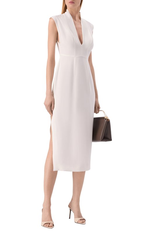 Шелковое платье Gooroo D077-2008-101-SS26 Кремовый  D077-2008-101-SS26 Фото 2