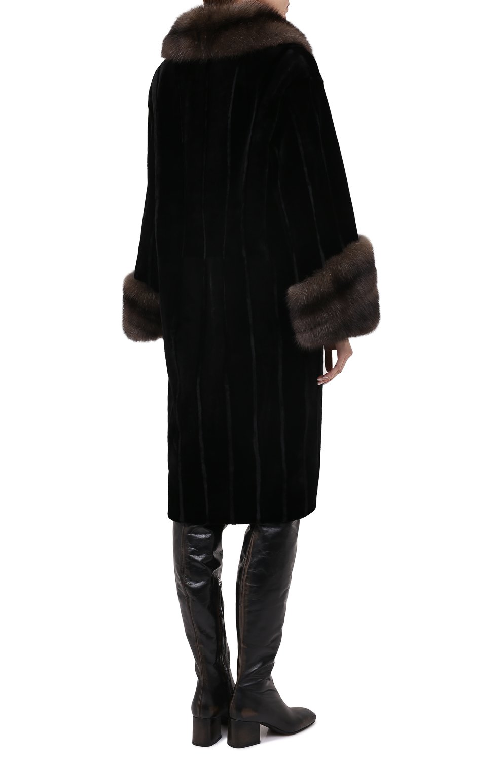 Шуба из меха норки и соболя VICTORIA KUSENKOVA, арт. 701513549447, фото 4