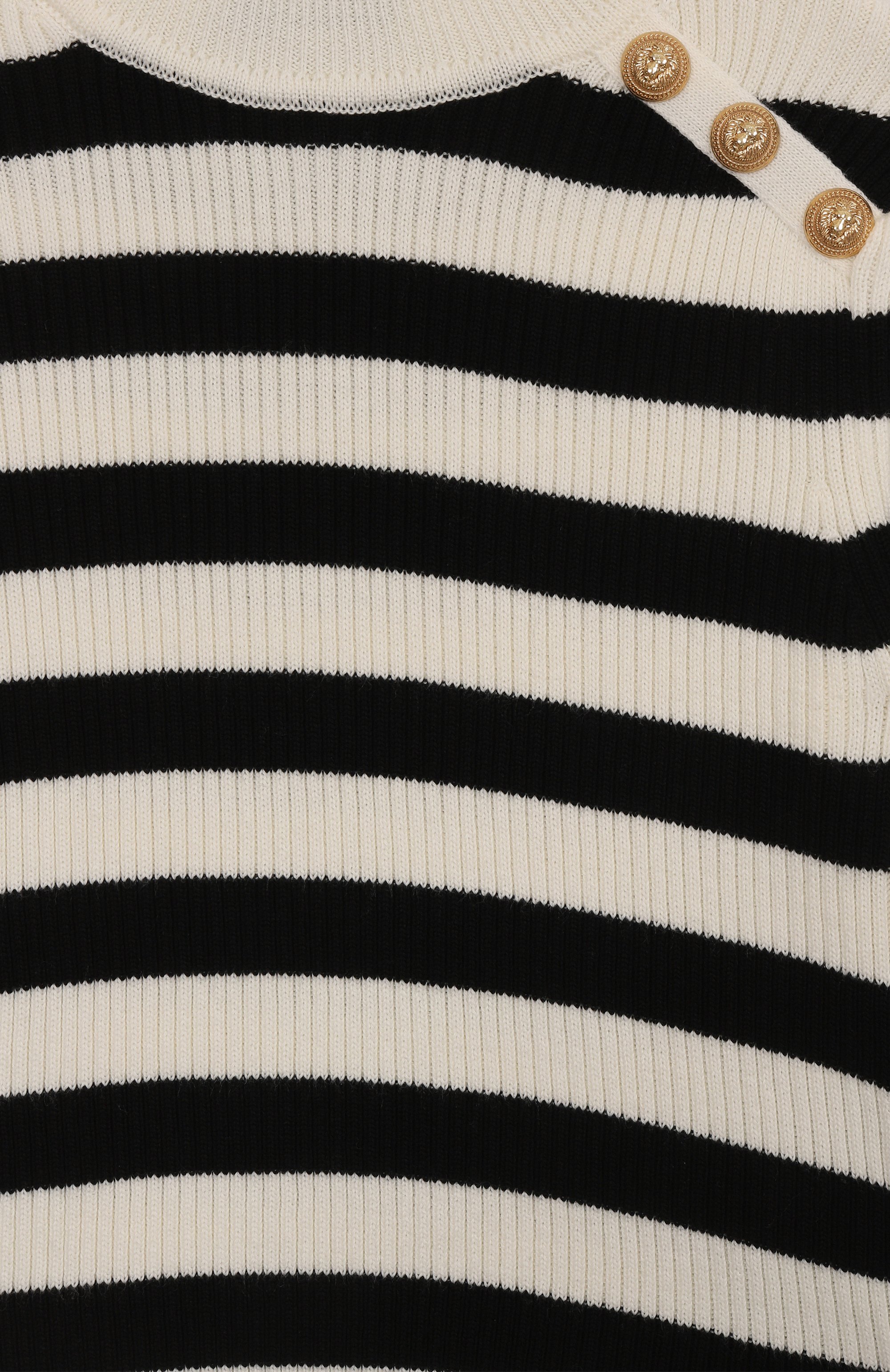 Водолазка из шерсти и хлопка BALMAIN, арт. BX9A40, фото 3