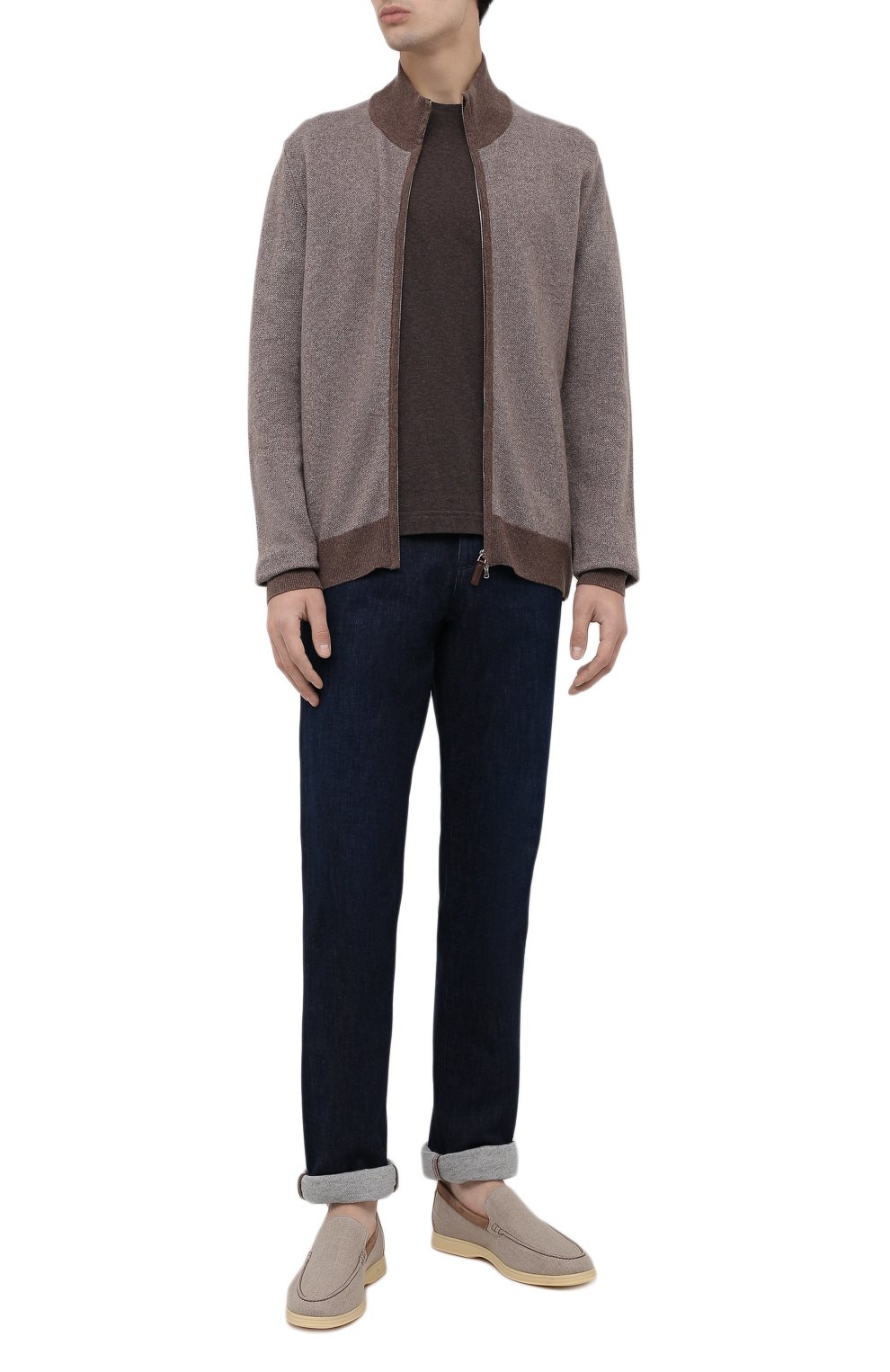 Текстильные лоферы ANDREA VENTURA FIRENZE, арт. AQUARIVA M0MENT0/LIN0/AQ-IV0RY, фото 2