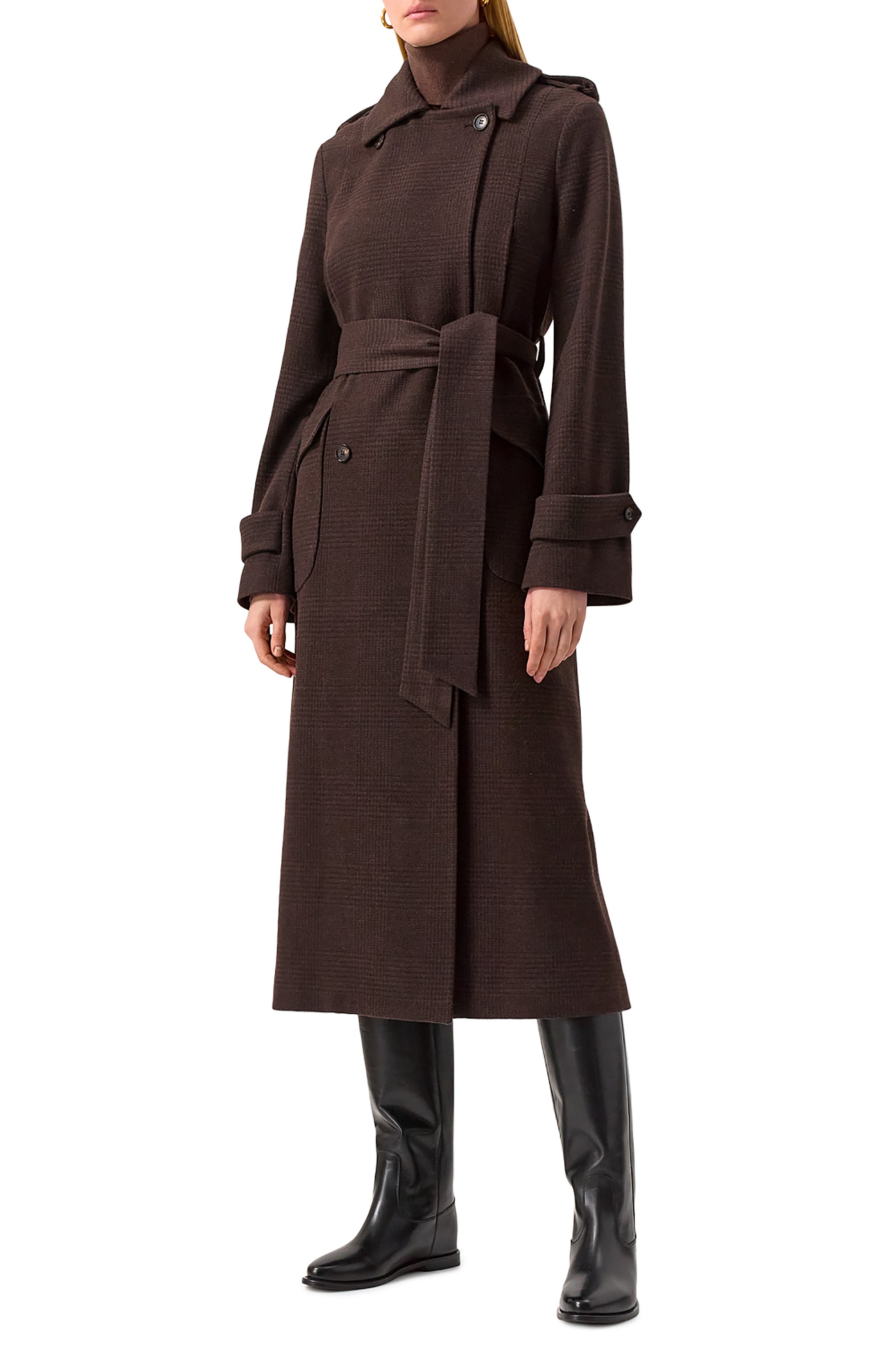 Шерстяное пальто KITON, арт. D58628K0133E13, фото 3