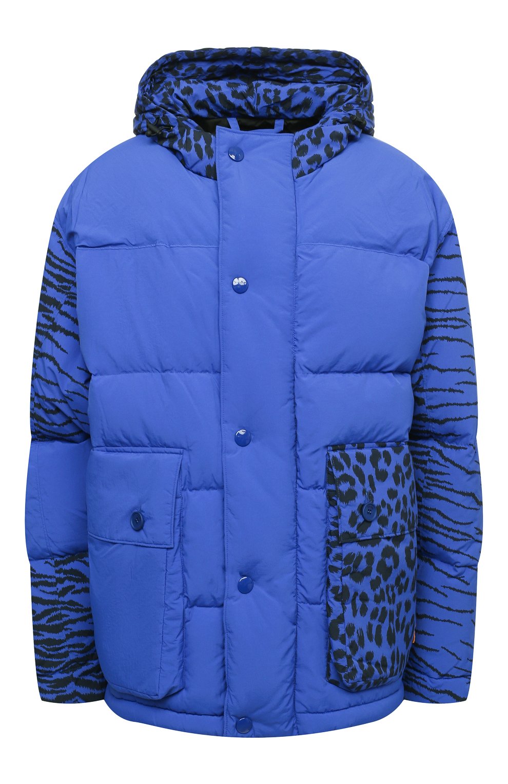 Пуховая куртка KENZO синего цвета по цене 89550 руб., арт. FB520U0739KD, фото 1 Пуховая куртка KENZO, арт. FB520U0739KD, фото 1