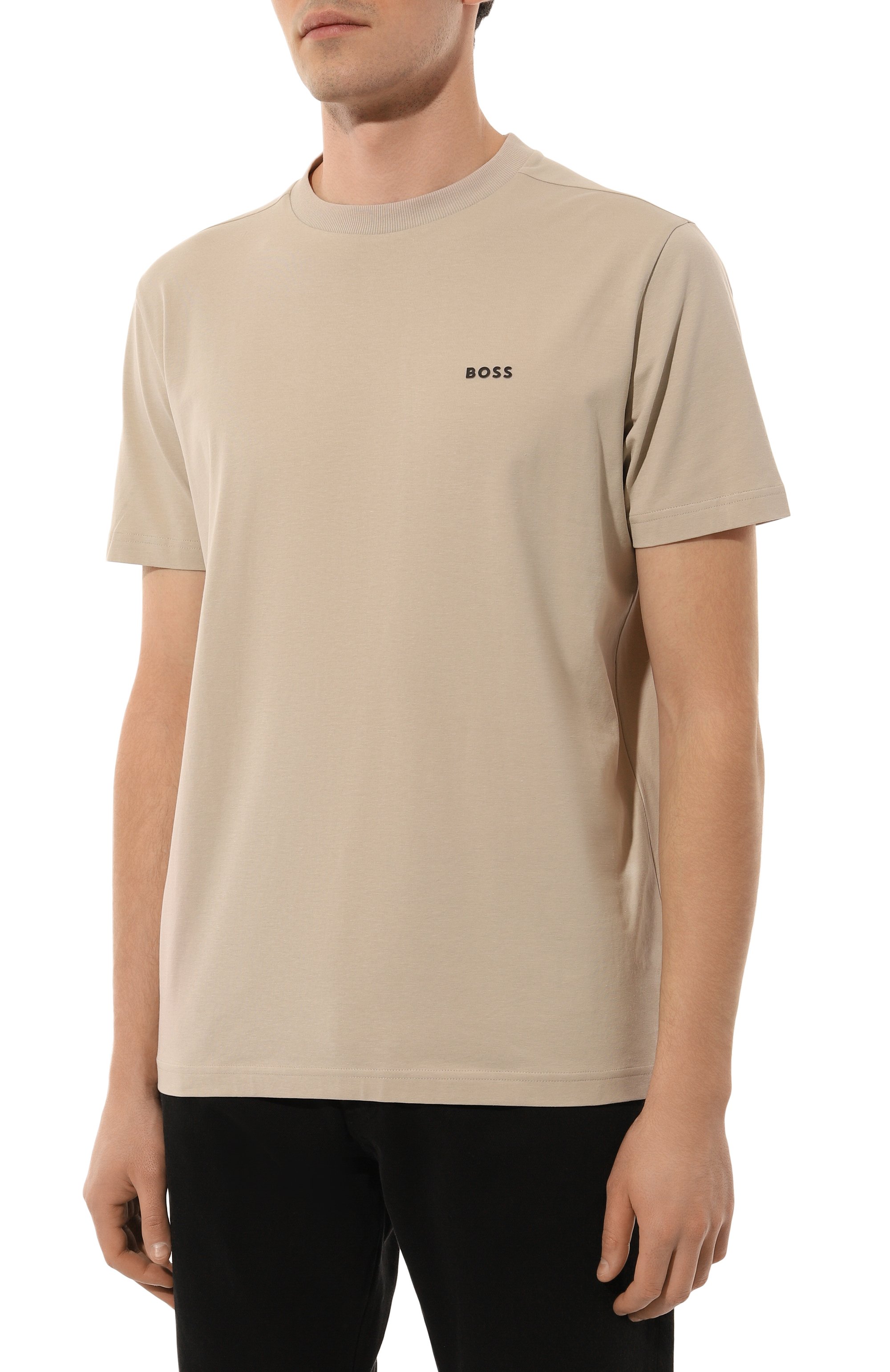 Хлопковая футболка BOSS GREEN, арт. 50506373, фото 3
