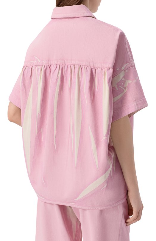 Джинсовая рубашка Marni CAJD0565A1/USCY64 Розовый  CAJD0565A1/USCY64 Фото 4