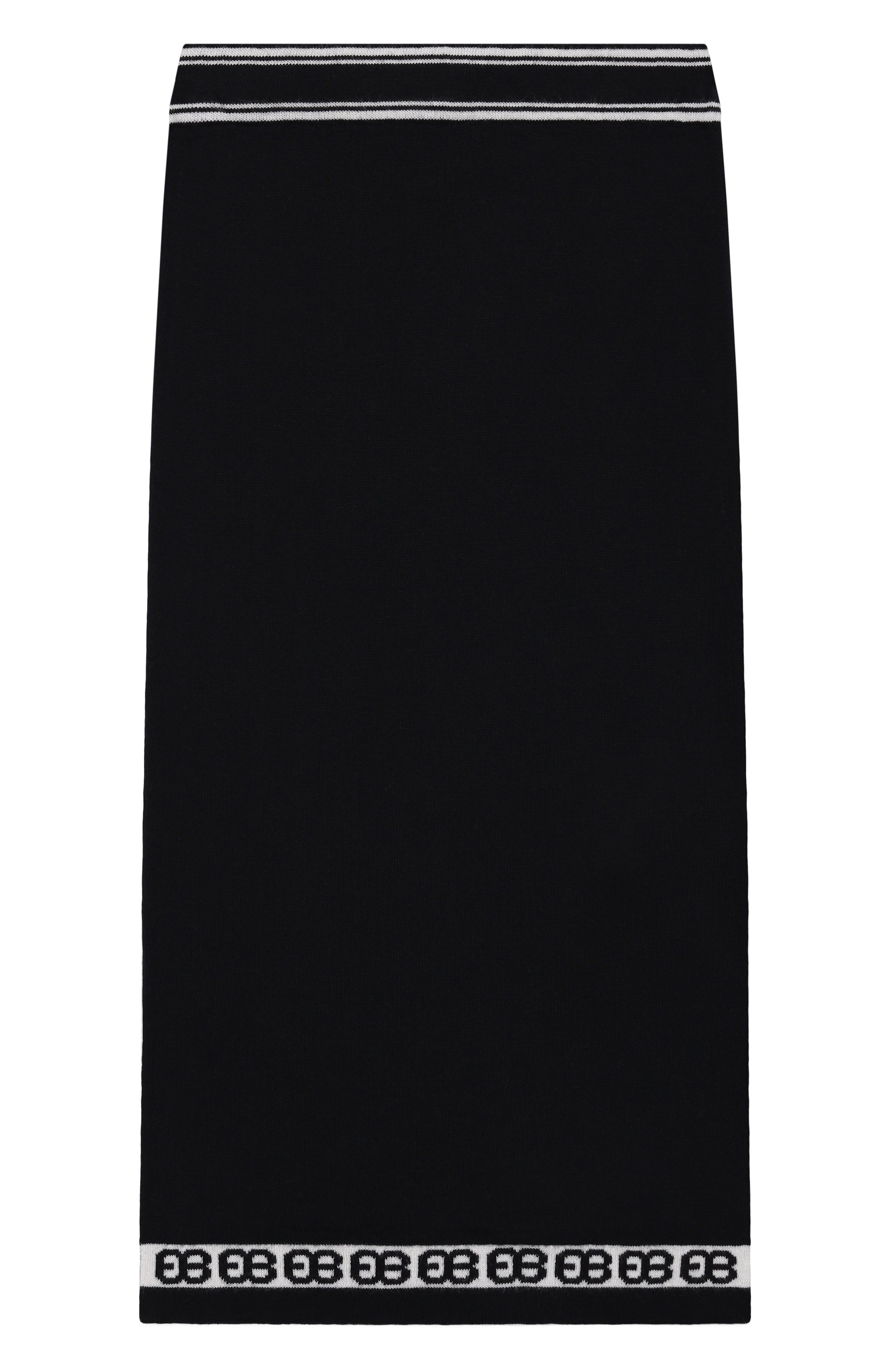 Юбка из хлопка и шерсти ELLA.B темно-синего цвета по цене 17100 руб., арт. EBR25042CC/9A-16A, фото 1 Юбка из хлопка и шерсти ELLA.B, арт. EBR25042CC/9A-16A, фото 1