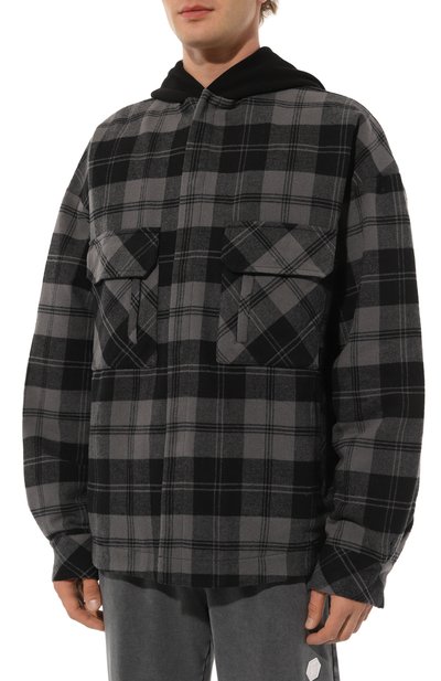 Хлопковая куртка-рубашка DIEGO VENTURINO, арт. D3W4DVJKTCBGBASIC, фото 3