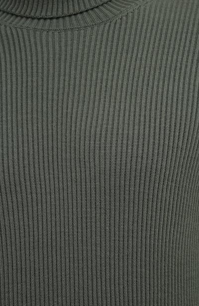 Шерстяной свитер STONE ISLAND хаки цвета по цене 46000 руб., арт. 7515525C2, фото 5 Шерстяной свитер STONE ISLAND, арт. 7515525C2, фото 5