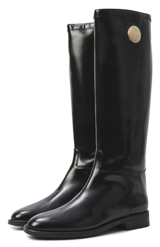 Кожаные сапоги Anisea Giuseppe Zanotti Design I580007 Чёрный I580007