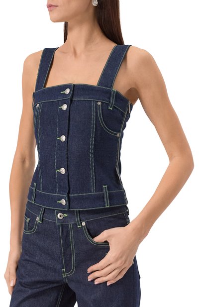 Джинсовый топ OFF-WHITE, арт. 0WYP009S25DEN001, фото 3