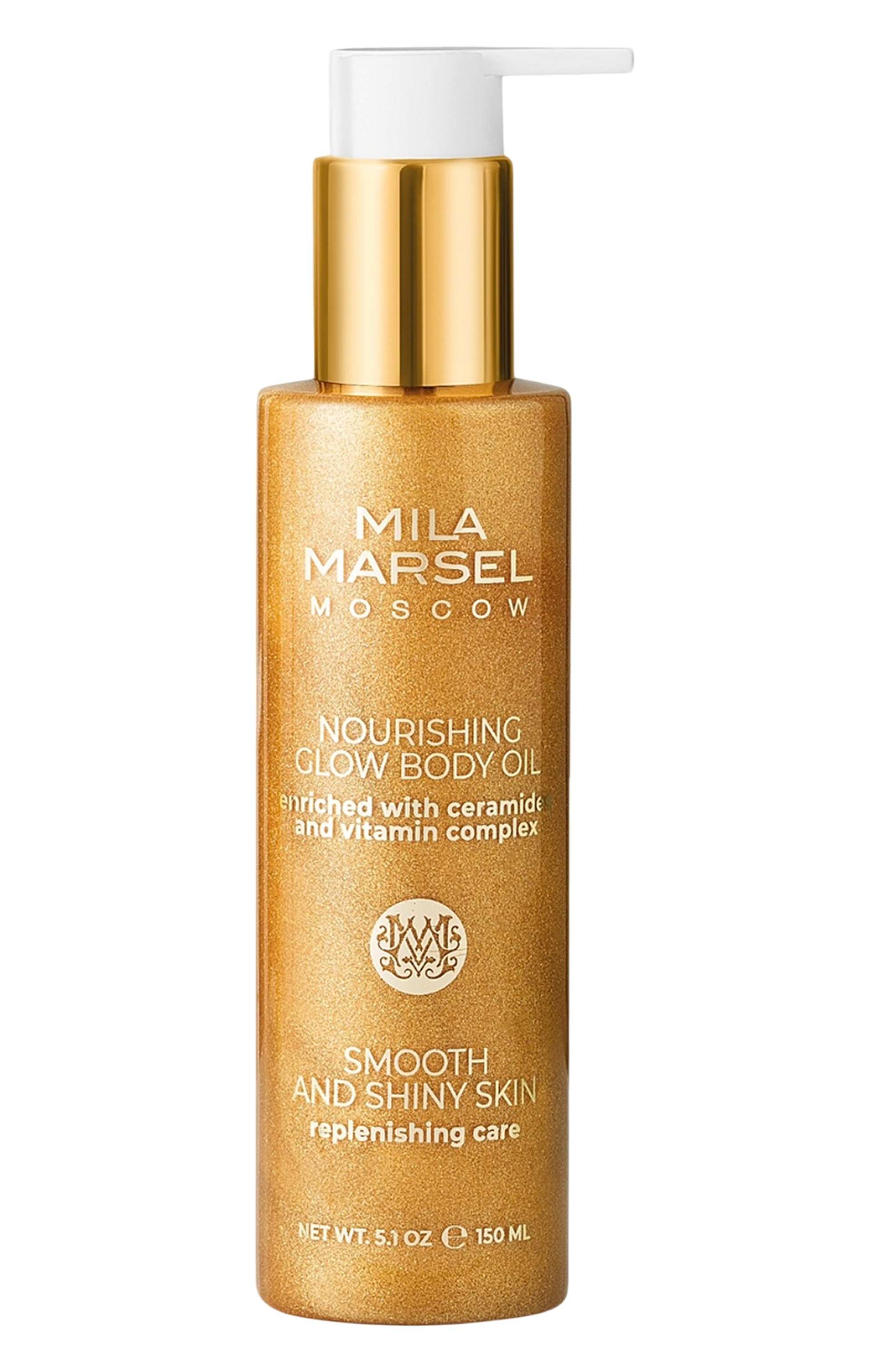 Подарочный набор для ухода за телом «золотое сияние» (2x150ml) MILAMARSEL бесцветного цвета по цене 9800 руб., арт. 4630225092496, фото 5 Подарочный набор для ухода за телом «золотое сияние» (2x150ml) MILAMARSEL, арт. 4630225092496, фото 5