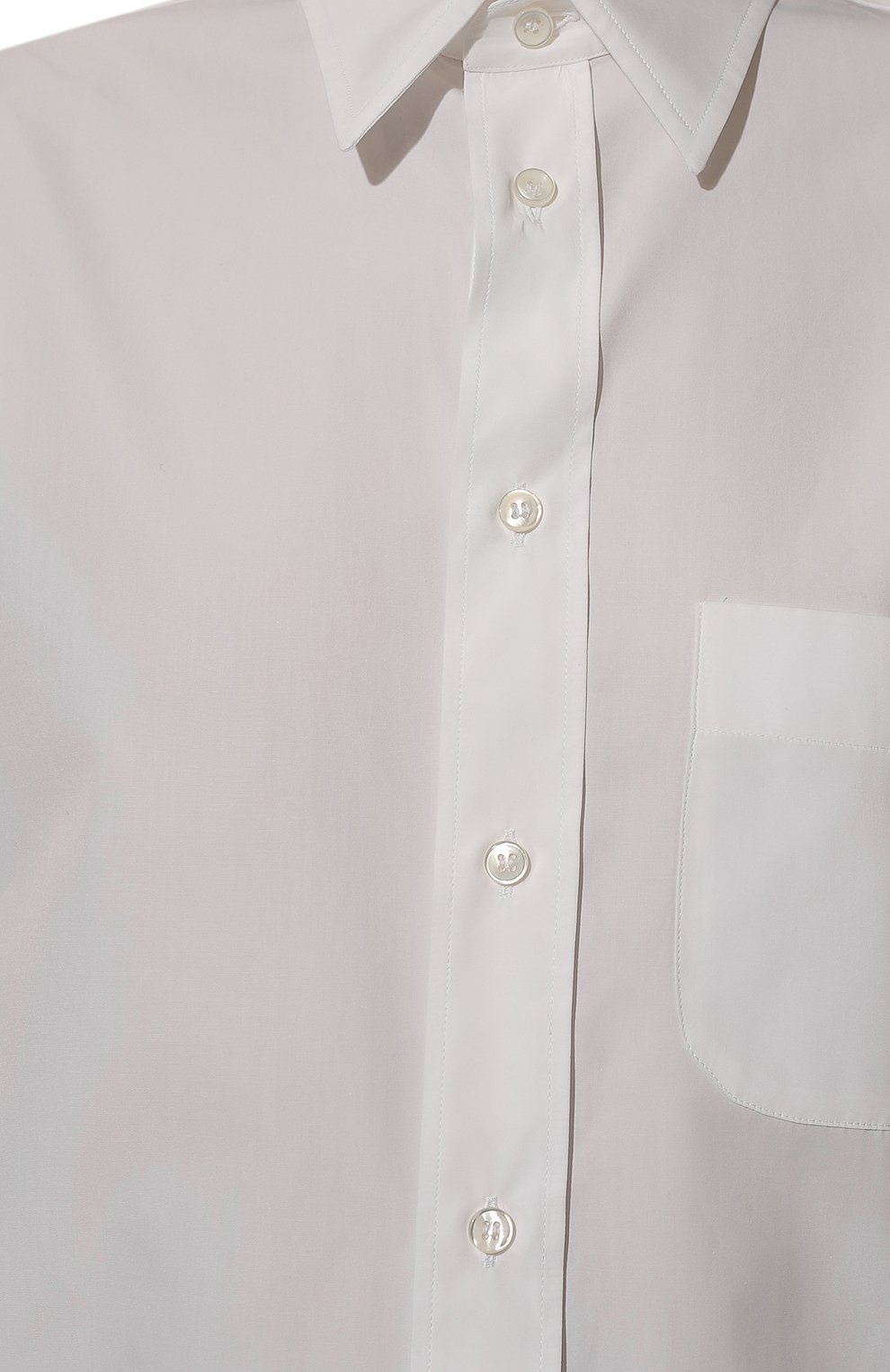 Хлопковая рубашка MAISON MARGIELA, арт. SI0DL0001/S52245, фото 5