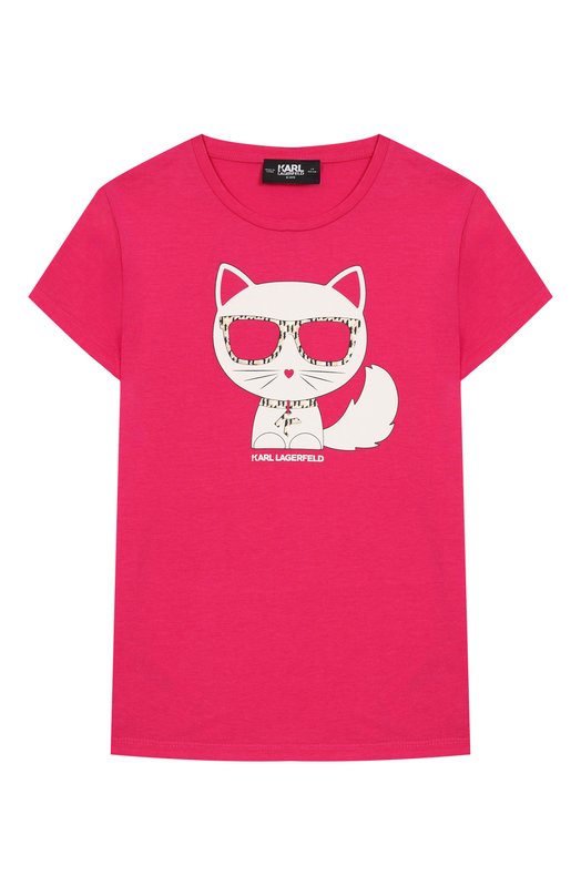 

Футболка Karl Lagerfeld Kids, Розовый