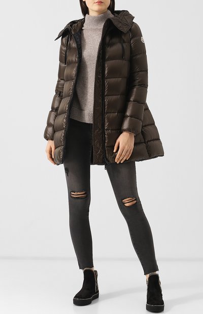 Пуховик на молнии с капюшоном MONCLER, арт. D2-093-49319-49-53052, фото 2